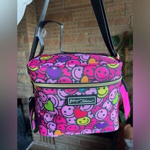 Betsey Johnson smiley face 6 Pack Cooler Lunch bag